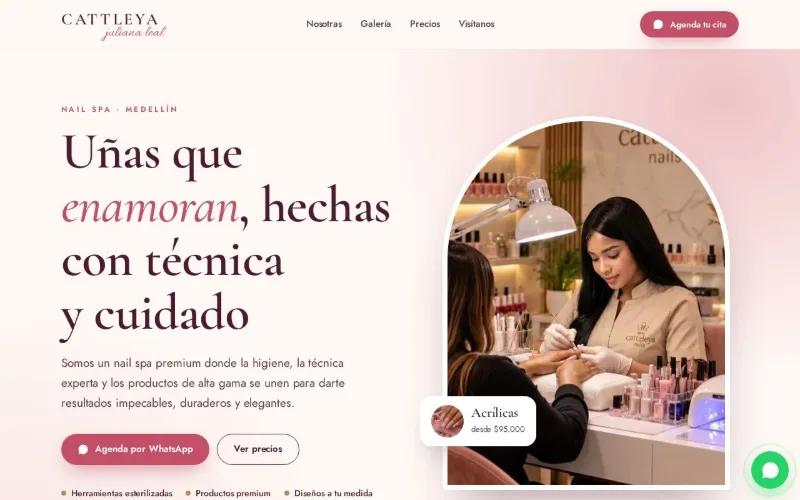 Página de inicio de cattleyanailsspa.com